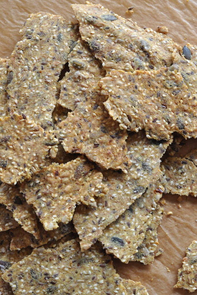 easy to make seed crackers