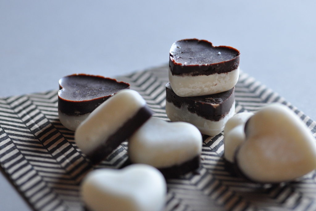 raw coconut-mint chocolate